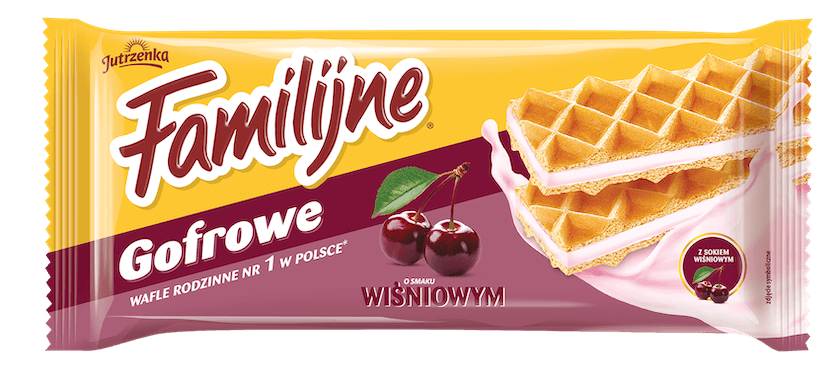 Familijne Gofrowe - Wiśniowe