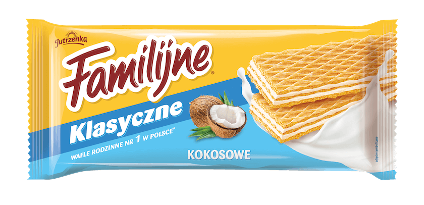 Familijne Wafle - Kokosowe