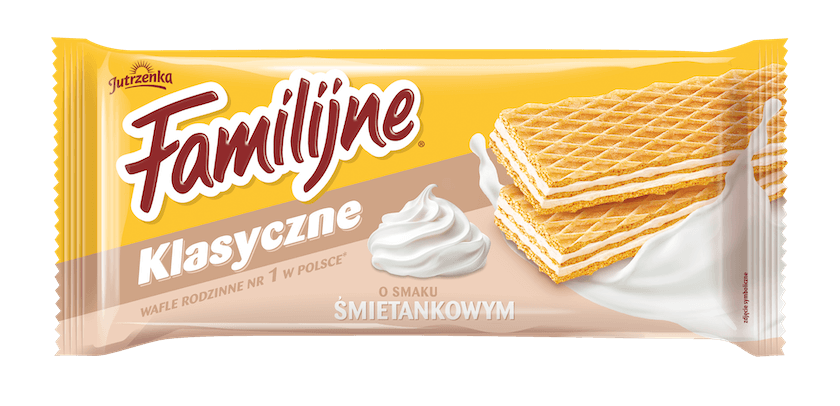 Familijne Wafle - Śmietankowe